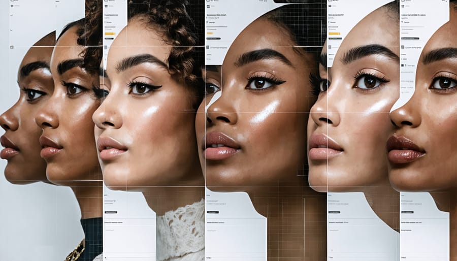 AI generating personalized style and beauty advice for diverse women