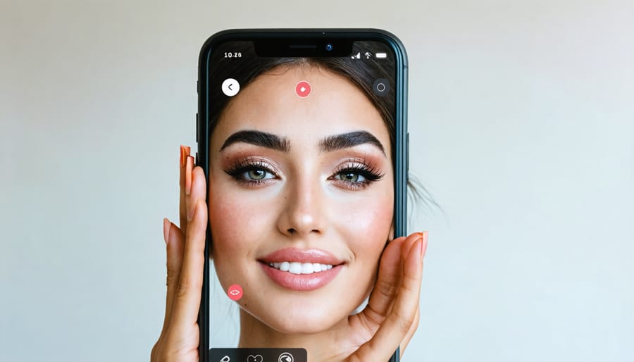 AI enabling virtual try-on of cosmetics and accessories via smartphone app