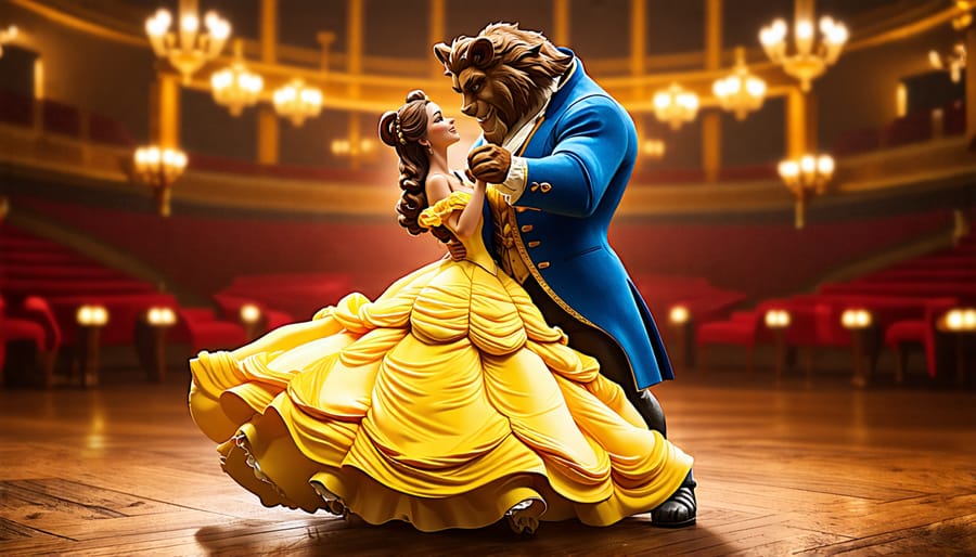 Figurine depicting the magical dance between Belle and the Beast