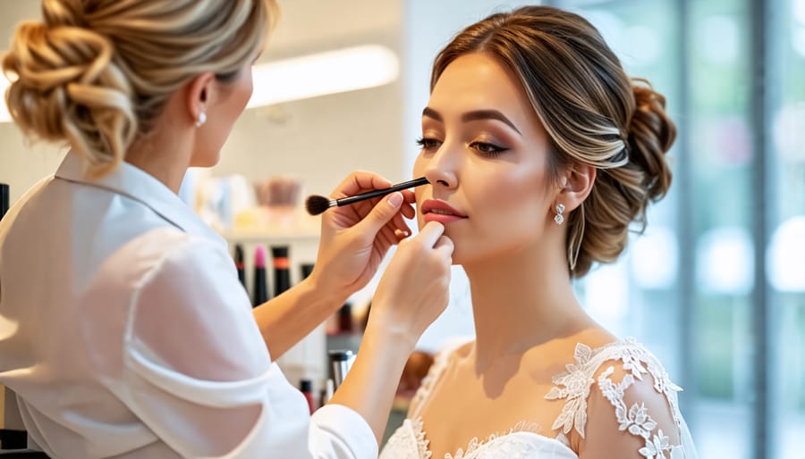 Bridal skin care consultation and product selection