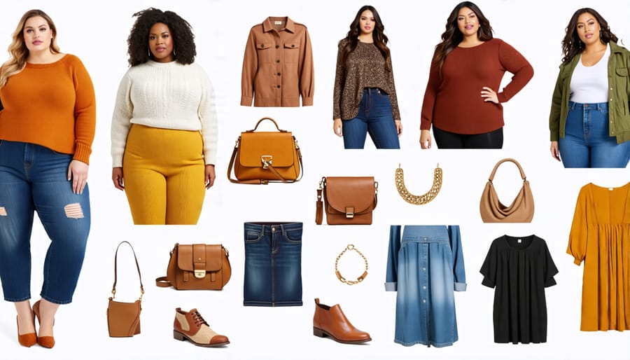 Stylish clothing and accessory options for plus size women from top subscription services