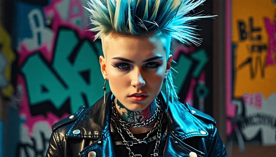 Punk fashion as a form of cultural expression and rebellion