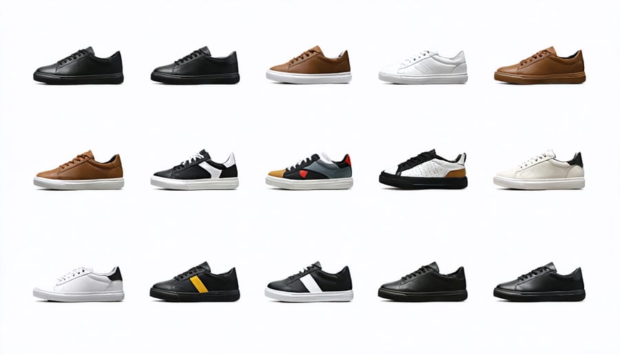 Collection of trendy dress sneaker designs from top brands