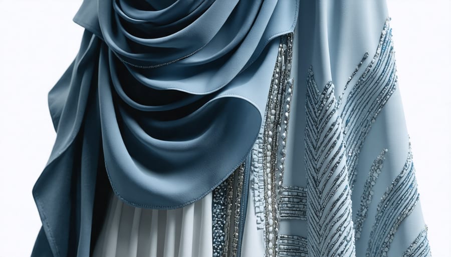 Detailed view of a digital clothing item created for a metaverse fashion show