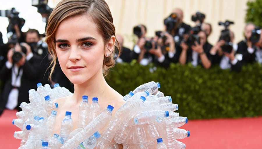 Emma Watson in an eco-friendly gown at the Met Gala