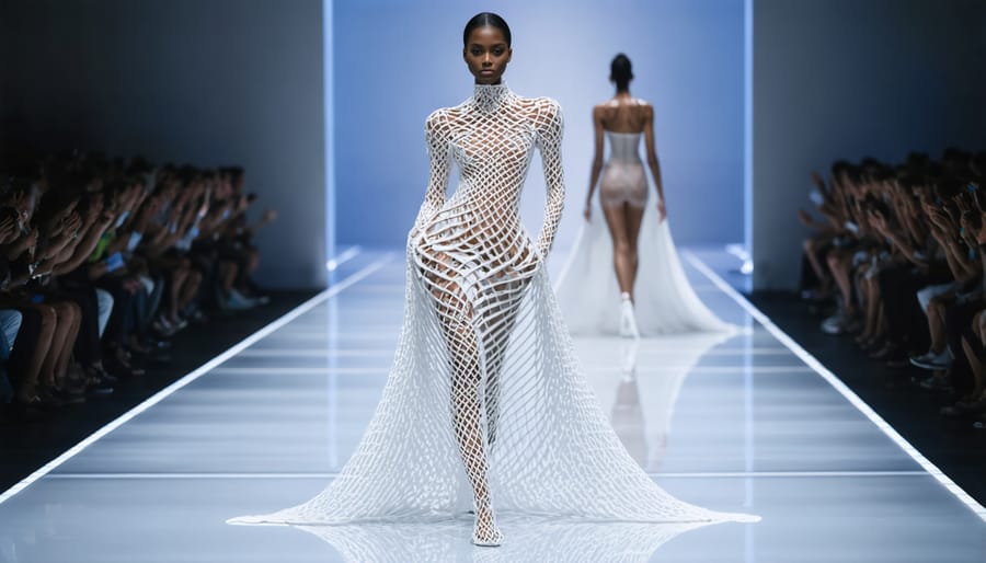 Futuristic 3D printed fashion design by Iris van Herpen