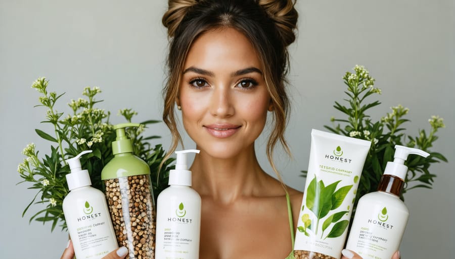 Jessica Alba promoting sustainable beauty and home goods