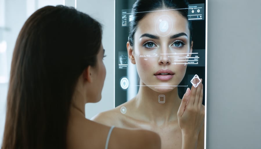 Smart mirror providing personalized skin analysis and recommendations