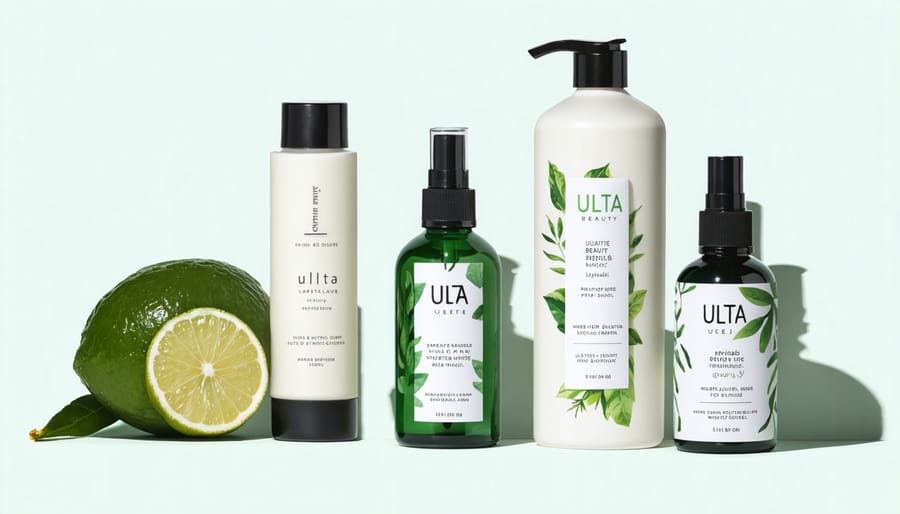 Ulta Beauty conscious beauty products featuring recycled and recyclable packaging